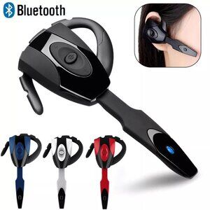 Trucker Bluetooth Headset Wireless Dual Mic Noise Cancelling Earpiece Earbuds